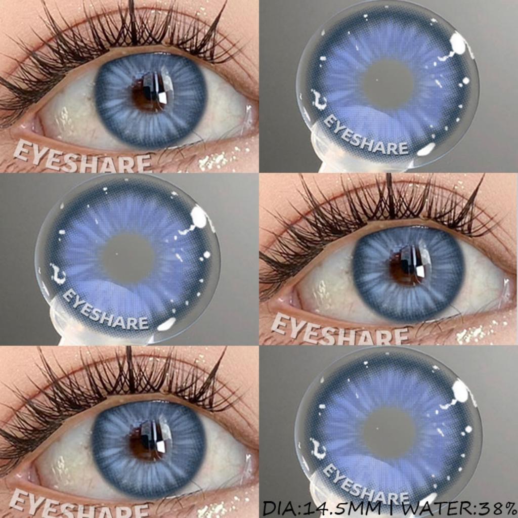 1 Pair Purple Contact Lenses for Eyes Beauty Pupils Makeup Eye Lenses Natural Brown Eye Lens Fashion Pink Lenses Yearly