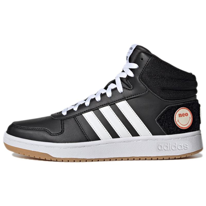 Adidas Hoops 2.0 Mid 'Black White' Sneakers GY7616