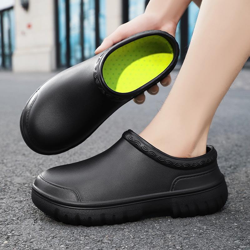 Professional Chef Shoes Nurse Shoes Operating Room Shoes White Non-slip Waterproof Oil-proof Work Shoes Lightweight Chef Shoes Ladies