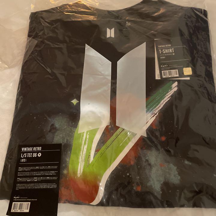 [USED] BTS vintage retro long T-shirt V