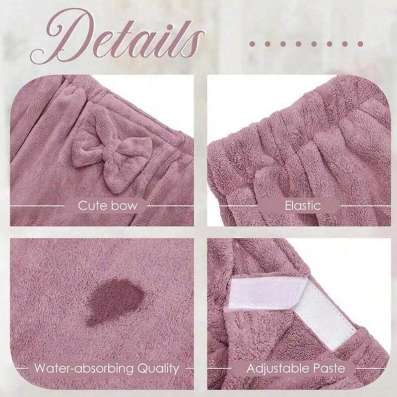 Bata de Baño Absorbente y Cómoda Talla Grande para Mujer y Gorro de Ducha