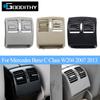Car Rear AC Vent Grille Air Conditioning Outlet Panel Cover For Mercedes Benz E COUPE W207 C Class W204 C180 C200 C220 2007-2013