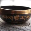 Brass Singing Bowl for Meditation, 10cm Diameter, with Wooden Stick, for Healing, Yoga, and Purification