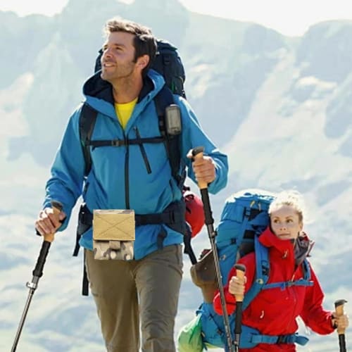 Utility Gadget Pouch, Small Outdoor Pouch, Storage Bag, Document Bag, Camouflage Phone Bag, Outdoor Rock Climbing Adventure Tool Waist Gadget Pouch, M