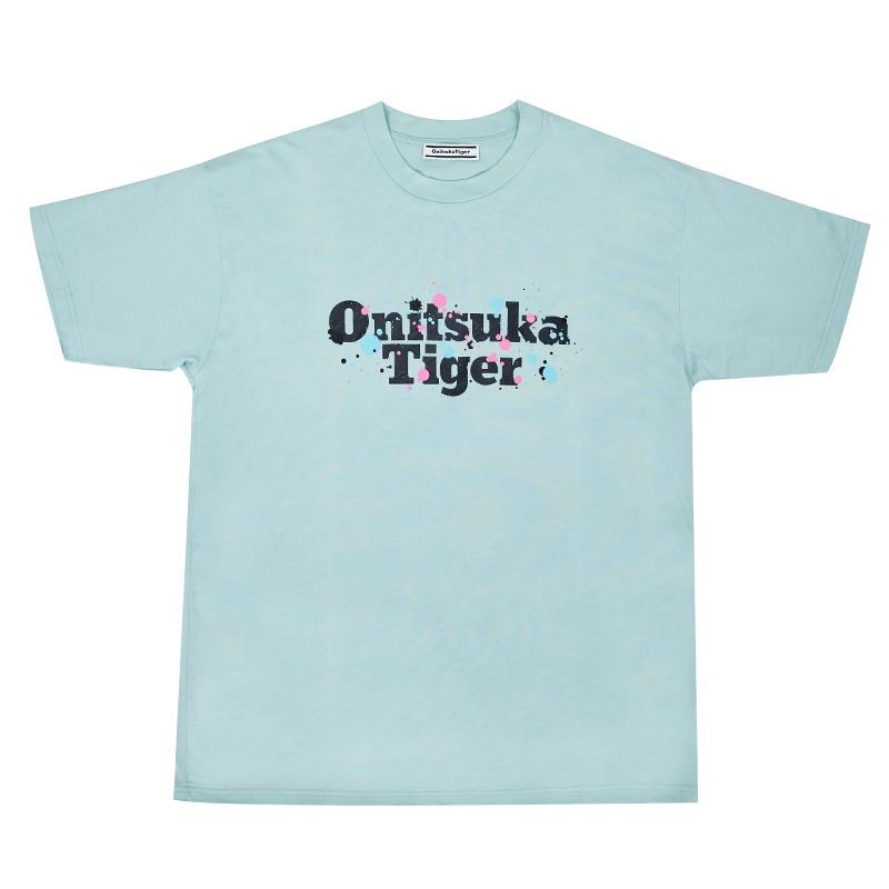 Onitsuka Tiger Graphic Tee  Light Green  Men s 2183B196-300 M