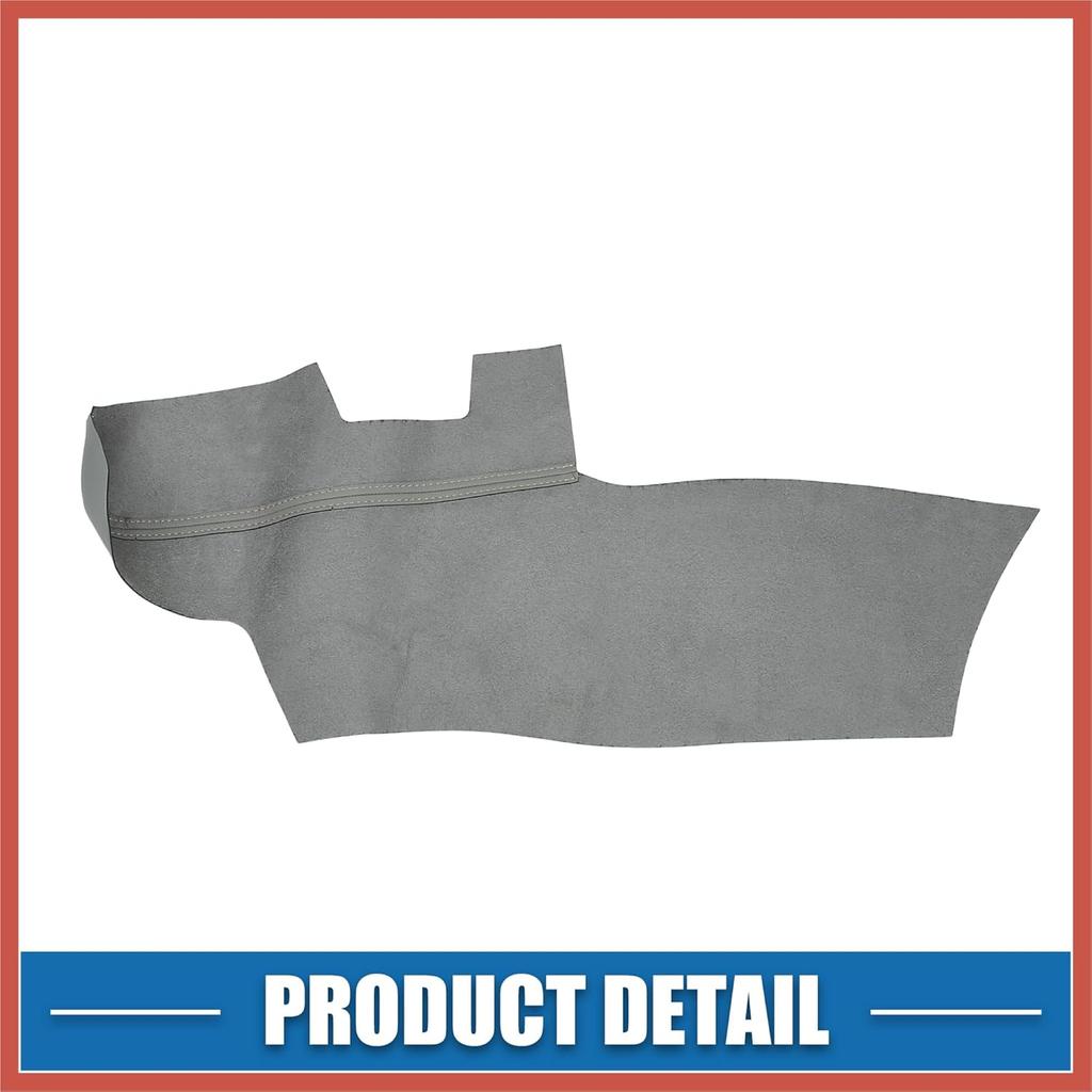 ACROPIX Car Front Door Panel Armrest Cover Interior Door Trims for Hyundai Santa Fe 2006-2012 Gray 1 Pair Car Parts