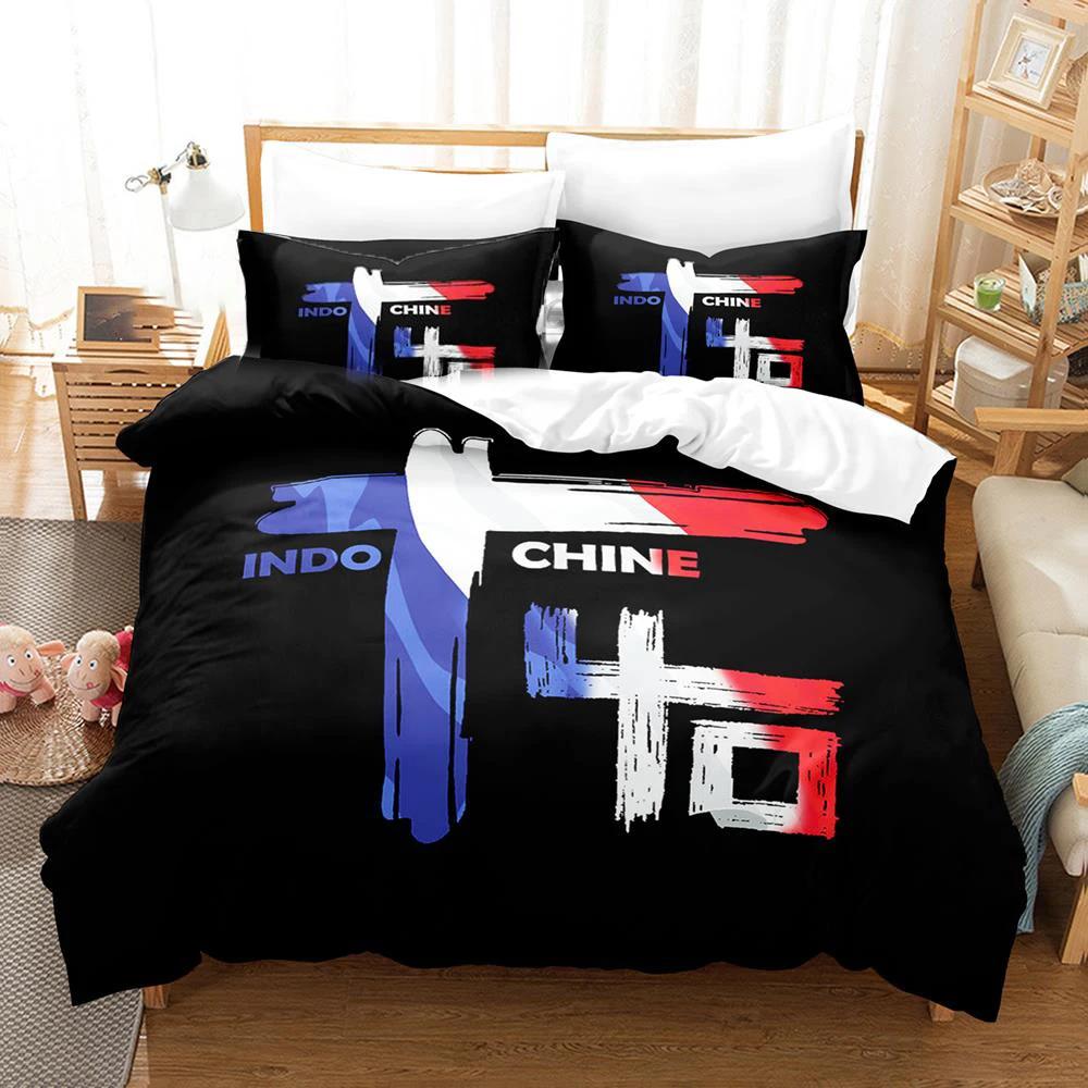 3D tisk Indochine Rock Povlečení Sada povlaků na polštář Single Twin Full Queen King Size Bed Set Sady přikrývek do ložnice pro děti