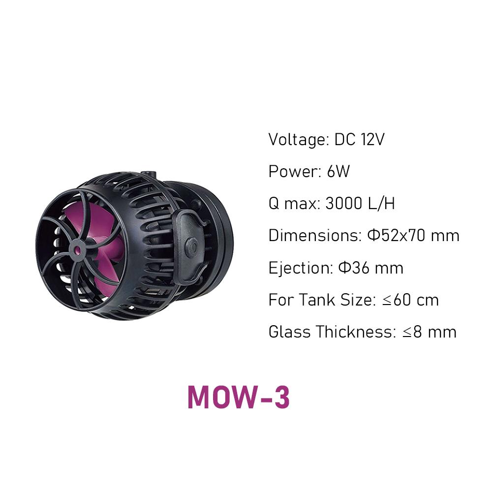 Jebao MOW Series Smart Aquarium Wavemaker Pump WIFI Water Maker with LCD Controller for Saltwater Freshwater Fish Tank