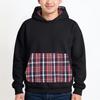 Men's Hooded Sweatshirt, Contrasting Color Sweatshirt, Sports  Loose Casual Jacket