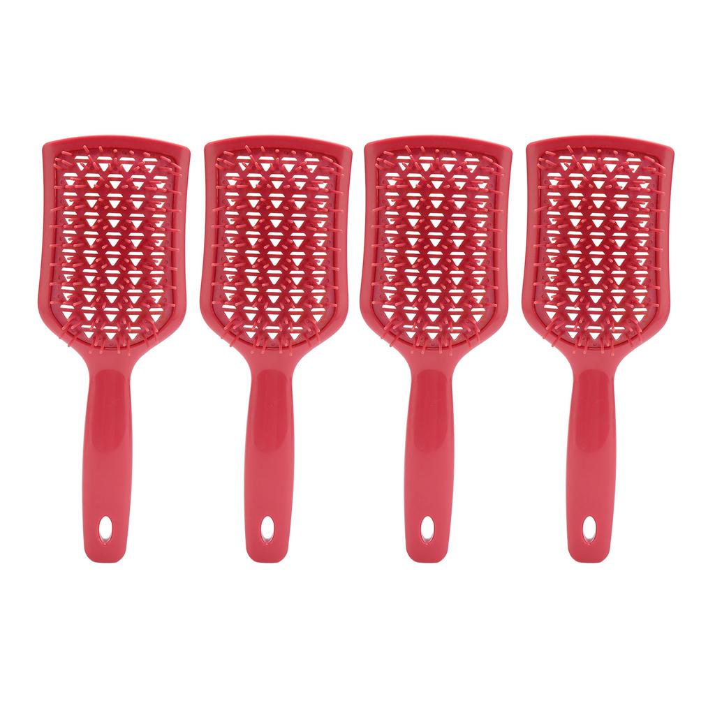 4pcs Detangling Vent Brush Faster Blow Drying Professional Wet Dry Paddle Vent Massage Hair Brush for Thick Thin Hair