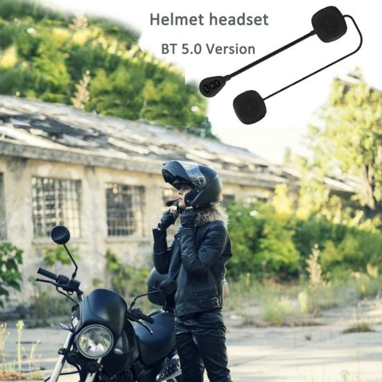 MH05 Motorcycle Bluetooth-compatible 5 Rechargeable Helmet Headset Handsfree Headphone