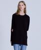BASIC HOUSE Women'S Cotton Single Layered Long Sleeve T-Shirt Black Lats0217