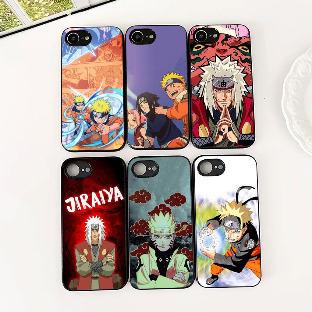 Soft Cover for Apple iPhone 17 Pro XS Max Air 6 7 8 Plus 5 + SE 2022 SE2 16E Casing Phone Case Jiraiya Narutos Sasuke