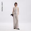 Longzi 25 Linen V-Neck Sleeveless Vest