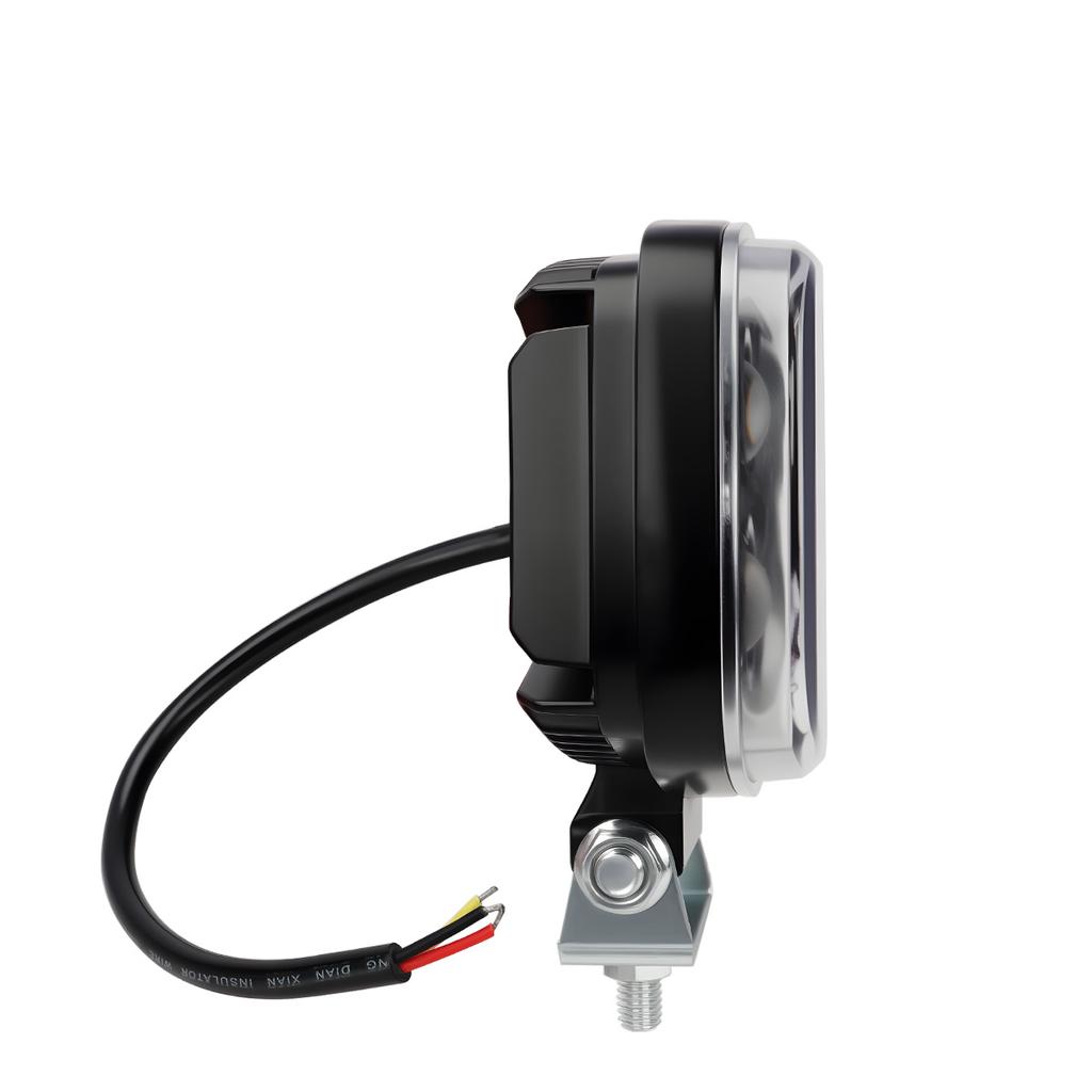 LED Work Light Headlight for Motorcycles and Off-Road Vehicles with Low Power Consumption and Aluminum Alloy Body Design