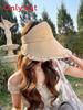 Fashionable Double Layer Mesh Sun Hat With Wide Brim For Women Sunblocking Accessory