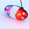 Practical Safety 6 LED Bicycle Front Light 4 Buttons Warning Electric Bell Accessory For Bike