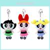 Powerpuff Girls Cartoon Plush Keyring With Pp Cotton Filling For Teen Gift And Accessories