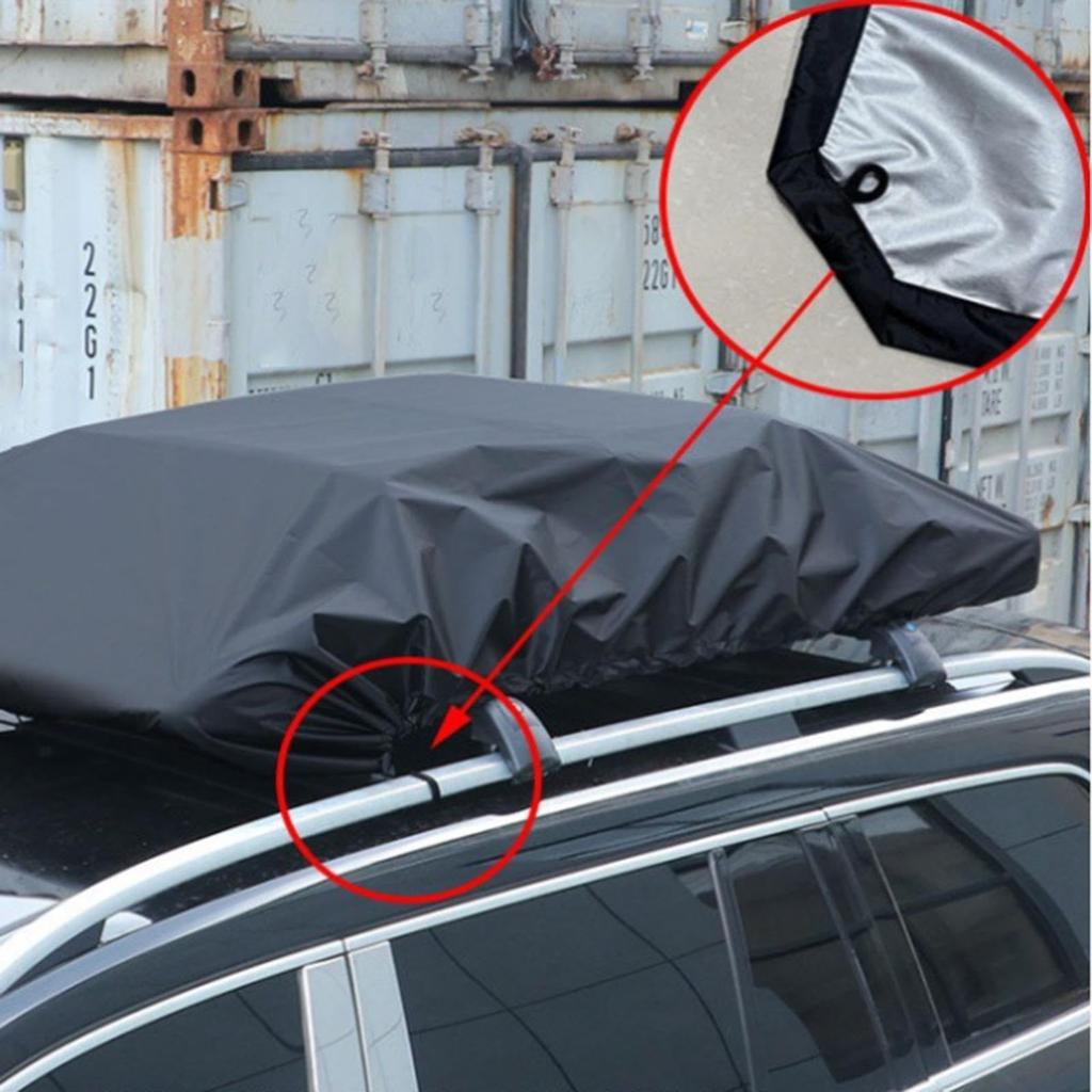 Prasku Car Roof Rack Cover, Luggage Rack Cover, Waterproof Luggage Dust Cover, Roof Storage Cover, Cargo Carrier Cover, Automotive Luggage Protector,