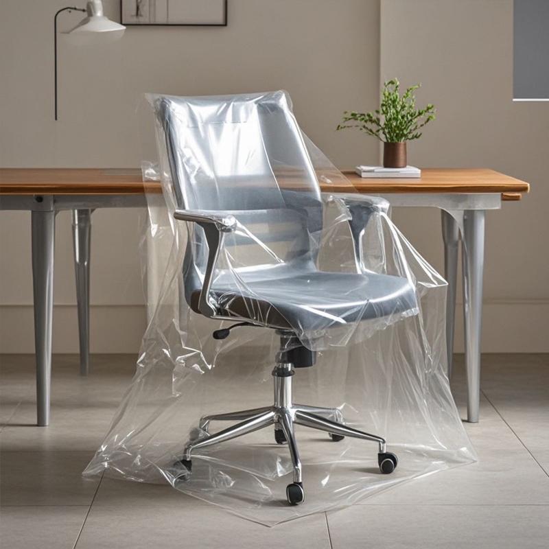 Transparent Elastic PE Waterproof Massage Chair Cover Dustproof Anti Scratch Furniture Protector
