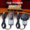 Effects Power Supply Adapter Solid Universal 9V DC 1A (1000mA) Guitar Pedal with 6-in-1 Topology Cable for Musical Instrument