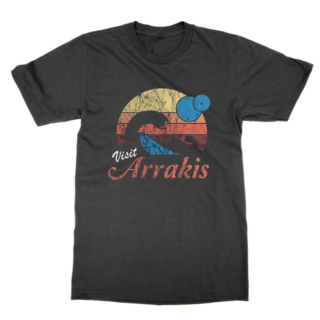 Visitez Arrakis T-Shirt Drôle Sci-Fi Geek Nerd Haut Tee Cadeau
