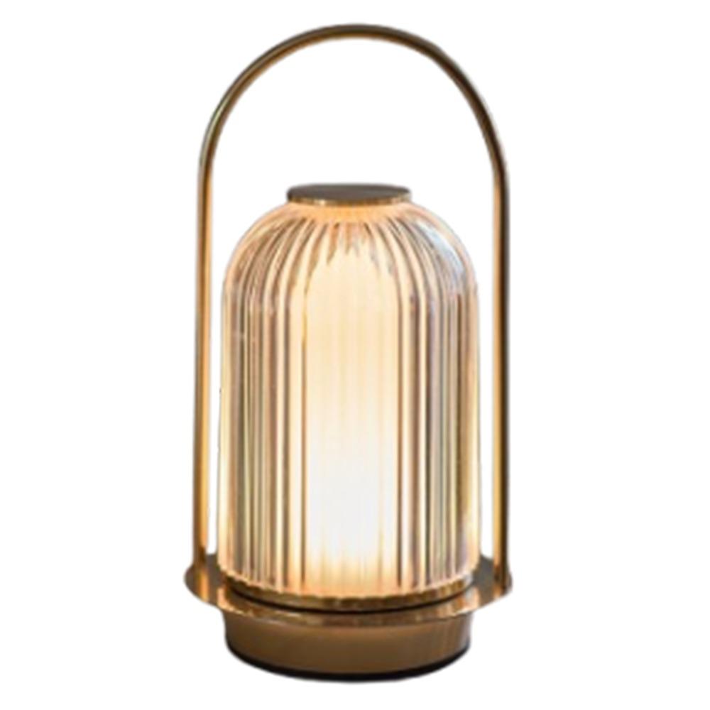 Dimmable Crystal Desk Lamp Nordic Portable Night Light Minimalist Metal Table Lamp  Bedroom