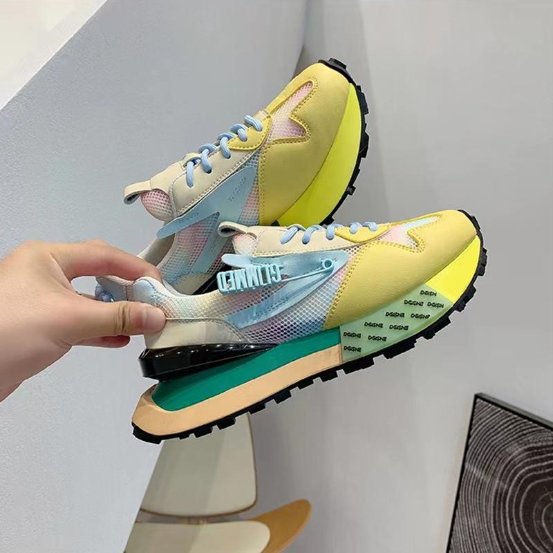 

Мода Новые Дизайнеры Классика Кроссовки Женские Кроссовки для Бега Женские Кроссовки Обувь для Ходьбы Обувь для Джоггинга Ретро Массивные Вулканизированные Туфли 36