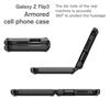 Rugged Phone Case for Samsung Galaxy Z Flip 4 3 5G 2025, Shockproof and Anti-Scratch Silicone Bumper Case for Galaxy Z Flip 4