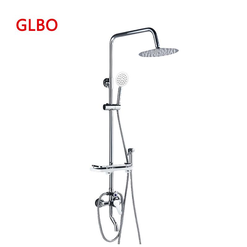GLBO Pressure Boost Shower Head Set