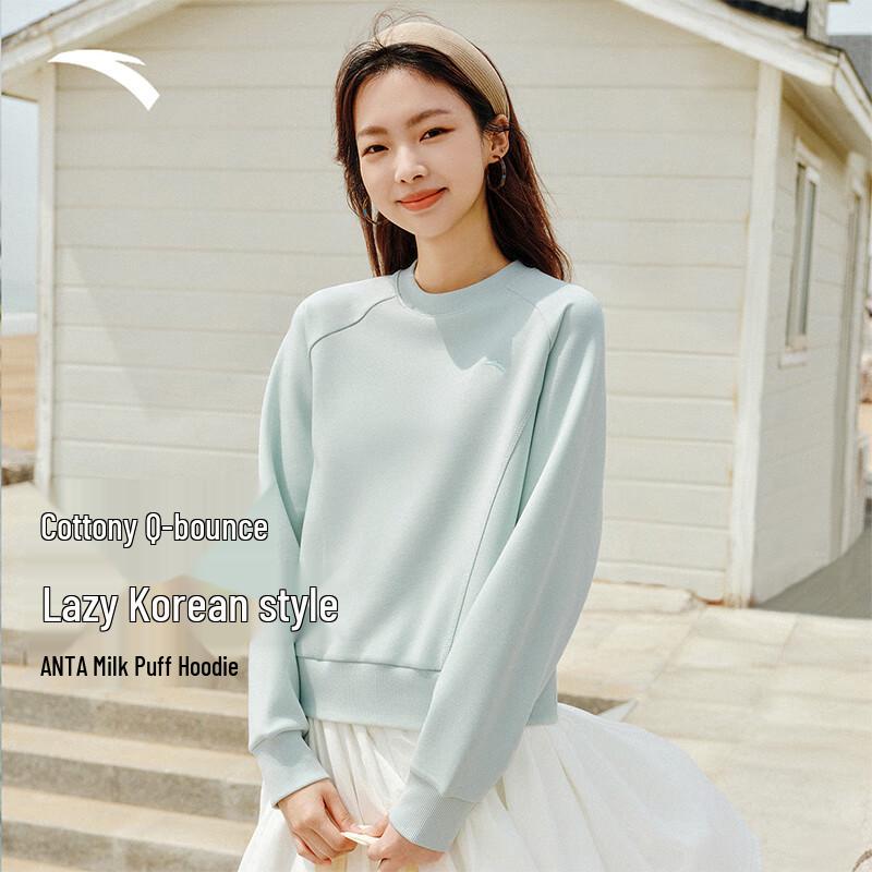 Anta Women's Milk Fleece Crewneck Sweatshirt