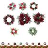 Christmas Candle Rings Wreath Christmas Candle Rings Garland Home Decoration Inner Diameter 10cm for Cabinets Bedroom Supplies