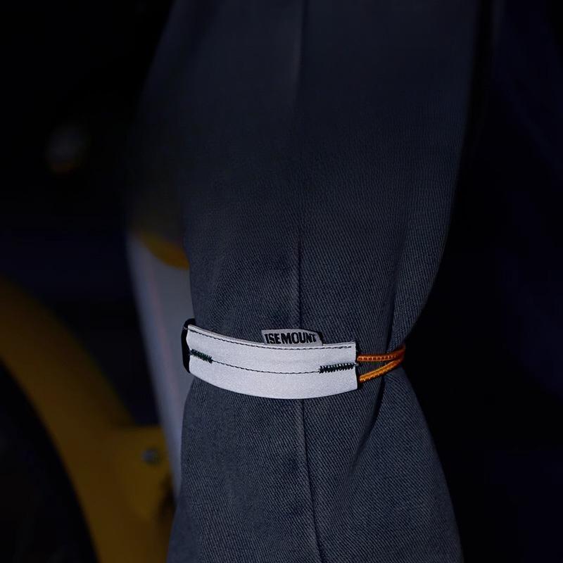 Reflective Bike Strap for Cycling and Running, Adjustable Ankle or Cuff Bands for Night Safety and Visibility
