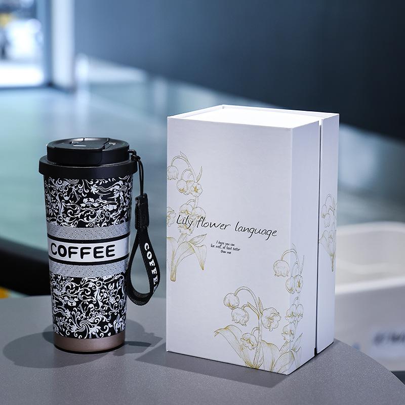 Vattenkopp i 316 rostfritt stål 500 ml Lärardagen Kvinnodagen Gåva till kvinnor