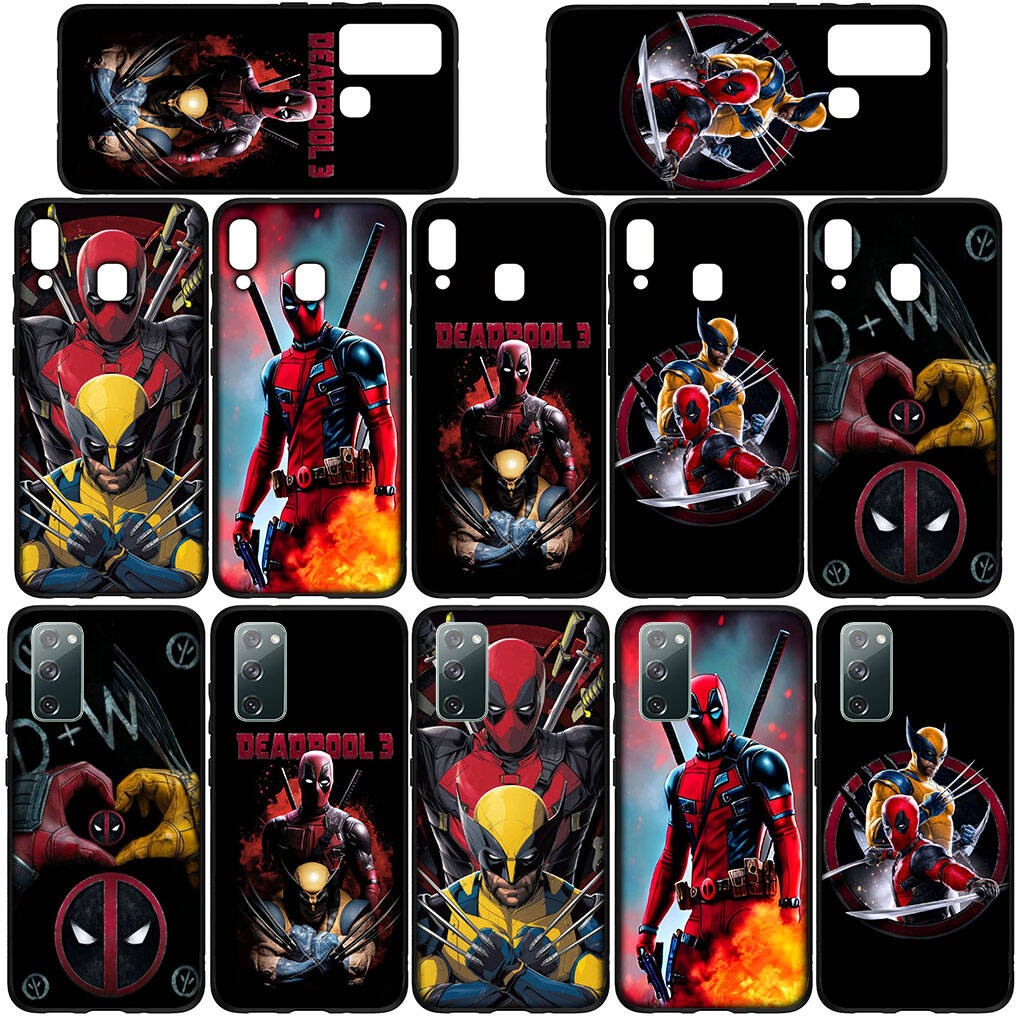 Phone Case for iPhone 17 16 15 Xiaomi Poco F8 F7 X7 X6 M8 C85 C75 C71 Redmi Note 14 13 12 11 Pro Max A3 14C 13C 15C Deadpool VS Wolverine Marvel Cover