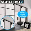 SCHLIEßOX automatický zavírač dveří Mini dveřní zarážka Samozavírač vnitřní venkovní