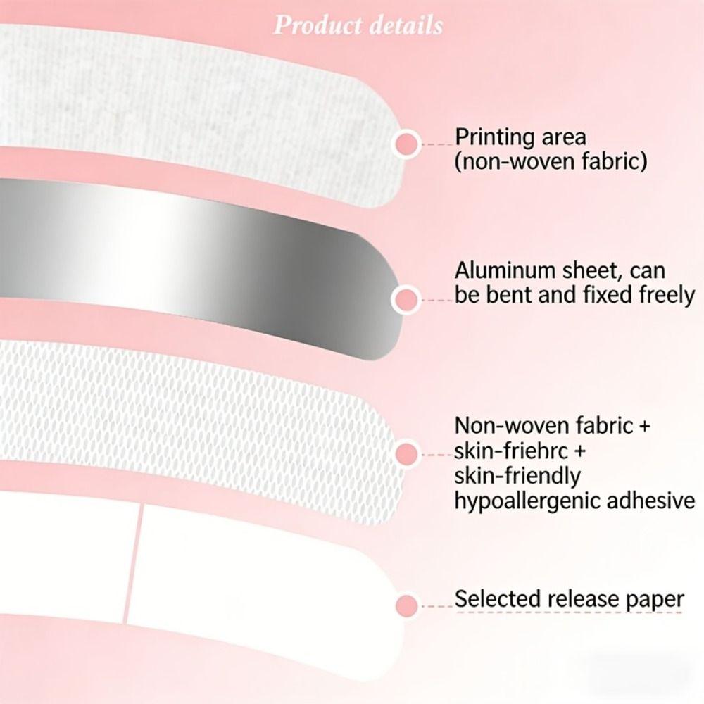 20/50Pcs 16D Memory Support Nose Wings Slimming Stickers Bridge Lifting Up Nose Shaper Clip  Women