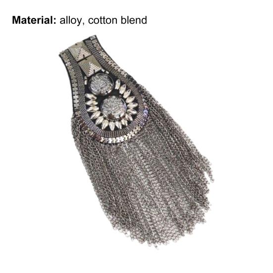 Shoulder Brooch Tassels Punk Jewelry Lightweight Wear-resistant Brooch Pin Clothes Decor