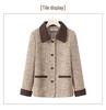 2025 Spring Fashion Turn-Down Collar Jacket for Middle-Aged Women - Stylish Short Fragrant Style