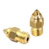 Hotend Extruder Brass Nozzles for CR-6 SE Ender-3 Series Ender-5 Series Printer 0.2/0.4/0.6/0.8/1.0mm