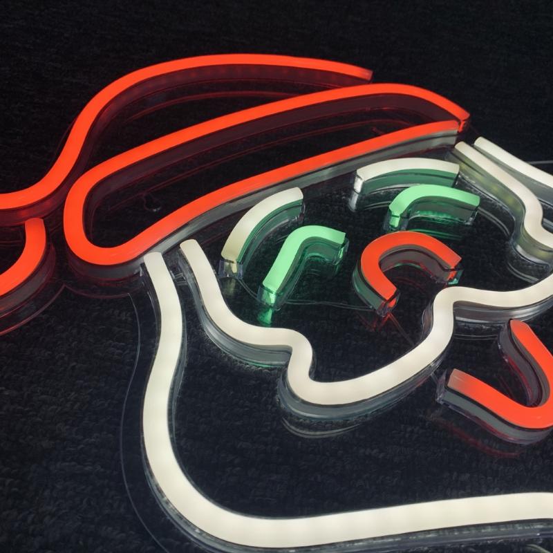 English Words  Light LED  Signs Santa  Sign for Kids Room Bedroom Hotel Shop Restaurant Wall Decoration