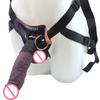 Dámský nositelný silikonový pásek FAAK na měkký penis 24 cm
