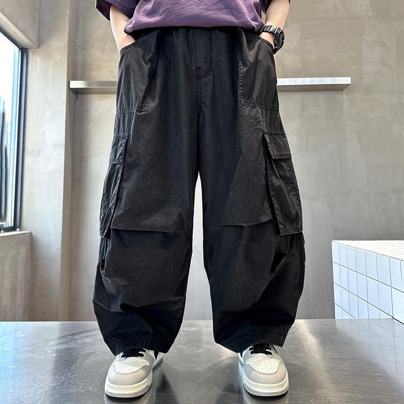 Pantaloni Cargo Larghi ad Asciugatura Rapida da Ragazzo - Tendenza Primavera/Estate 2025
