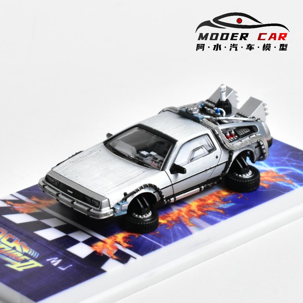 MJ 1:64 Zurück in die Zukunft DeLorean DMC 12 Sammlung Diecast Modellauto