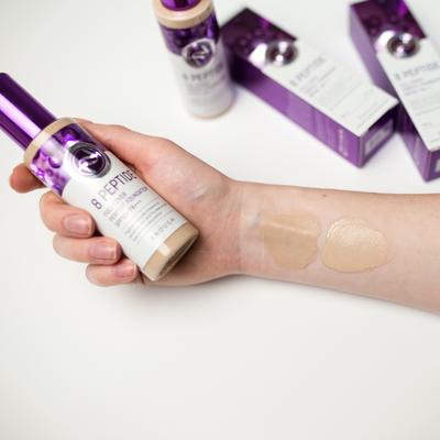 8 Peptide Full Cover Perfect Foundation SPF50+ PA+++ , Kbeauty, Korean Cosmetics, Sample