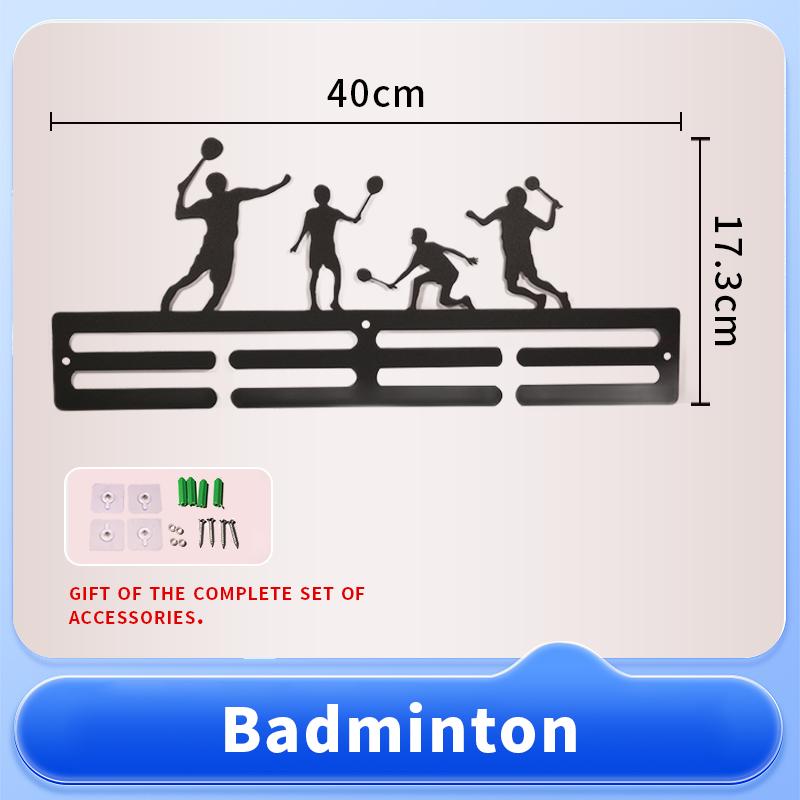 Factory Direct Custom Large Wall Hanger Metal Medal Display Rack for Bulk Medals & Awards Storage
