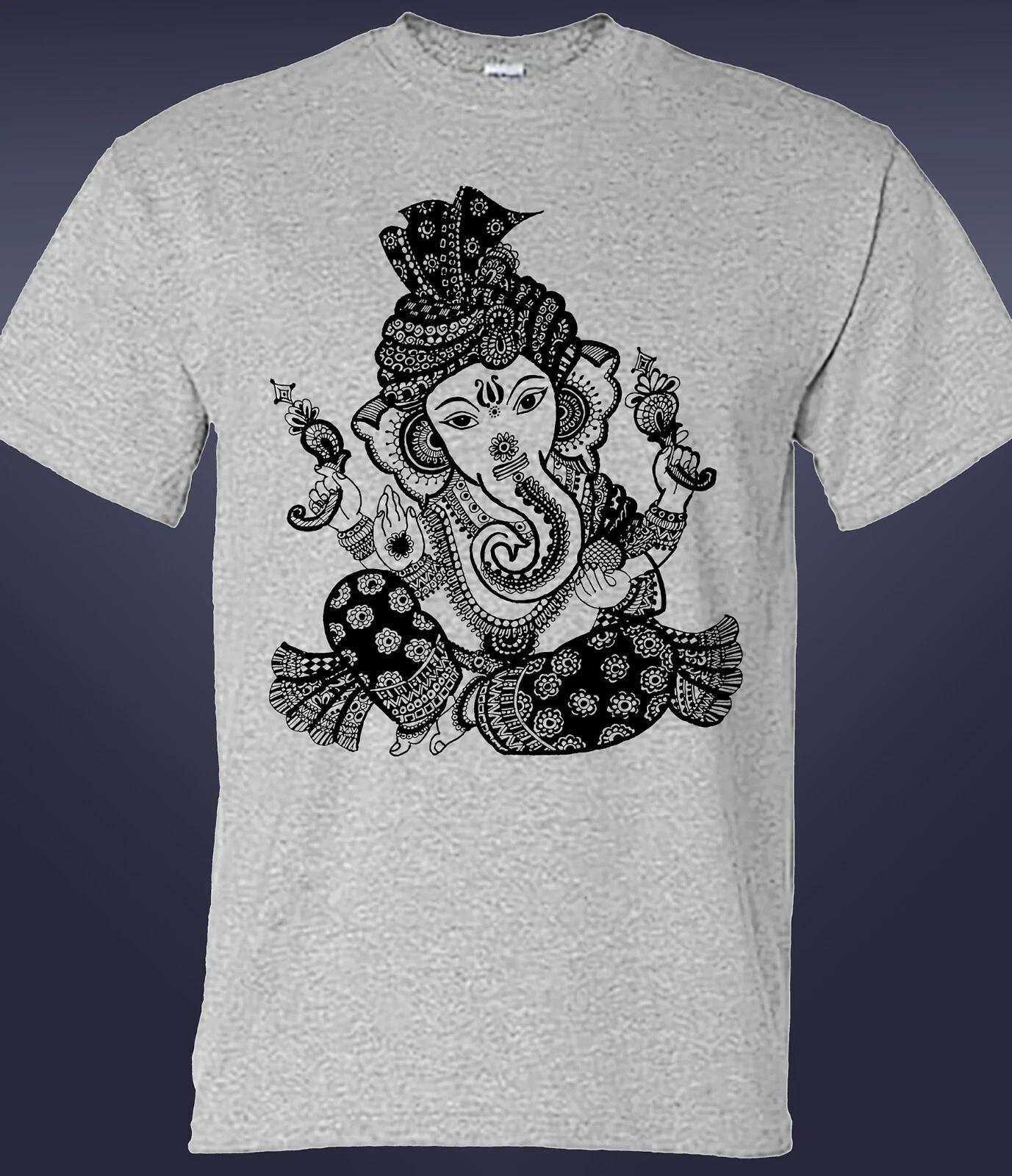 Hindu God Lord Ganesha Good Luck T-shirt M