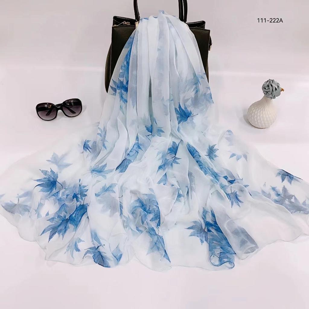 New Floral Bandanas Silk Scarf Women Headband Accessories Handkerchief Neckerchief Fashion Neck Scarfs Satin Ladies Foulard 2024