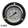 For YN60ZT Hydraulic Pressure Gauge with Flanged Connection for Easy Install