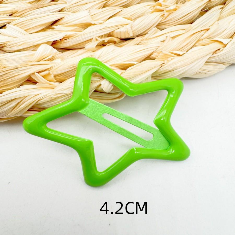 Children's Candy Color Star Hair Clips - Small Size BB Bangs Accessories